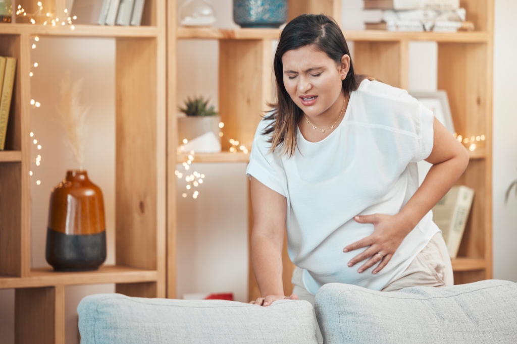 stomach ache during pregnancy